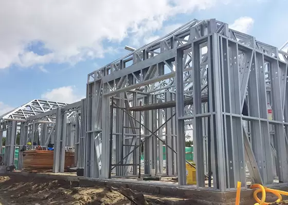 Prefab Light Gauge Steel Frame Garden Studio House  ISO Standard