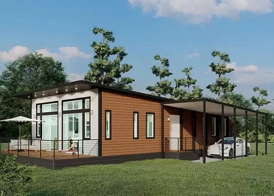 1.5mm Vinyl Flooring Prefab Mobile House Kits AS/NZS 4600 Light Steel Frame