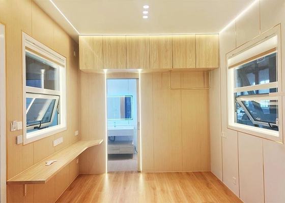 Customized Light Steel Frame House Luxury Tiny House On Wheels And Micro Prefab Cabins