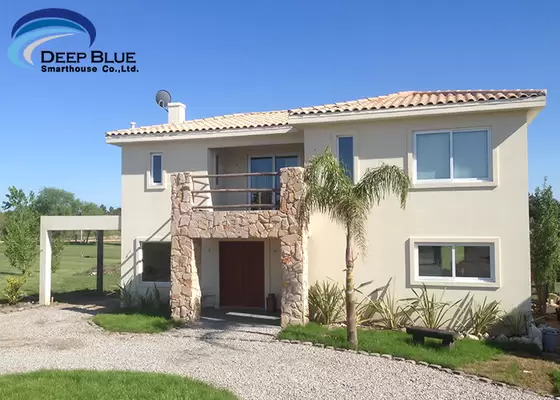 Fast Assemble Light Steel Structure Prefabricated Villa In AU/EU/US Standard With Two Floor