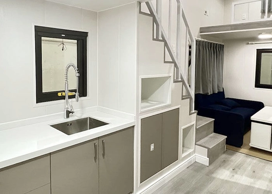 Alu.Casement Door Laminate Flooring Tiny Living Home Solutions Modular Home