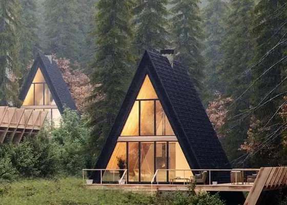 Australia Standard Design Prefab Garden Studio For Work And Holiday， Light Gauge Steel Framed Structures