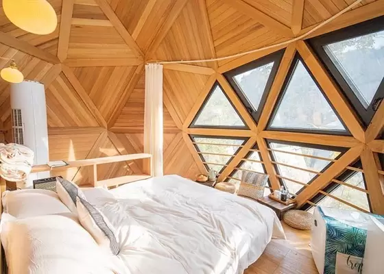 WPC Cladding Ultra Modular Tiny  Home Prefab Garden Studio Homes In Light Gauge Steel Frame