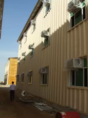 Light Steel Prefabricated Apartment Buildings , Snow Resist Portable House