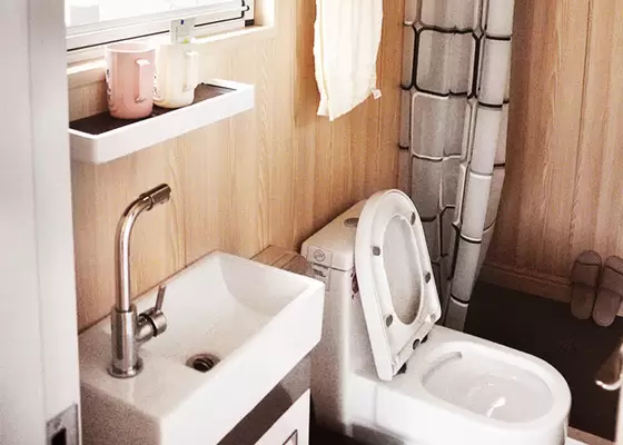 Modern Design Prefabricated Modular Home Kit Tiny House On Wheels With Three Bedrooms