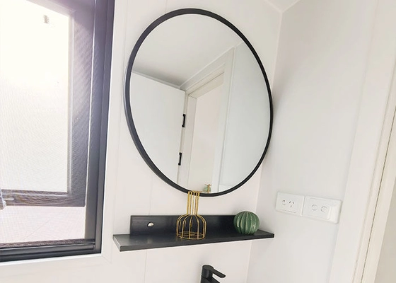 Expandable Mobile Tiny House On Wheels Prefab 2 Bedroom Cabin Ready Made Container