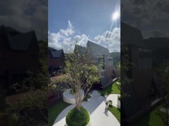 Prefab House Kit  With Light Steel Frame Modular Home For Holiday And Camping