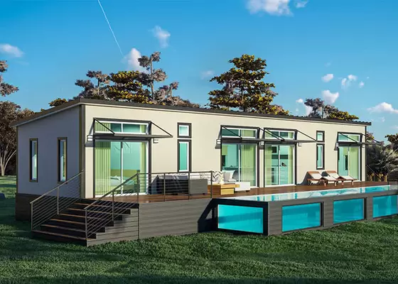 Prefab Light Steel Frame Modular House Lightweight Steel Houses Kits To Build