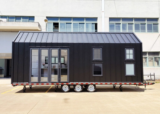 USA / AU / NZ Standard Modular Home Prefab Tiny House Kit With Trailer For Camping / Resort