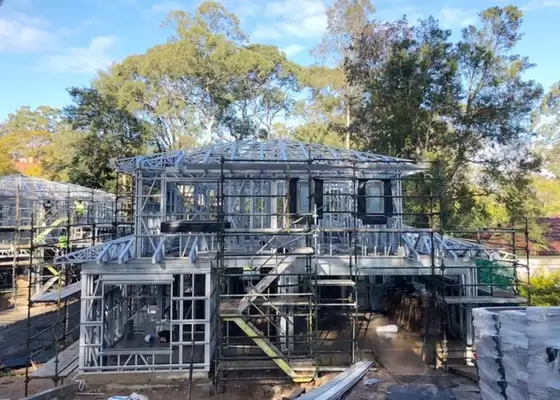 Steel Frame Apartment Building / Typhoon Resistance Prefabricated Apartment