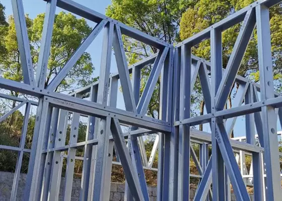 Light Steel Frame prefab villa house Metal Modular Home