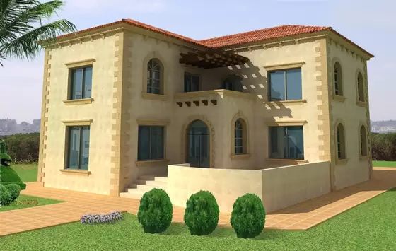 2 Story Light Steel Frame Houses , Prefab Building For Housing Architecture