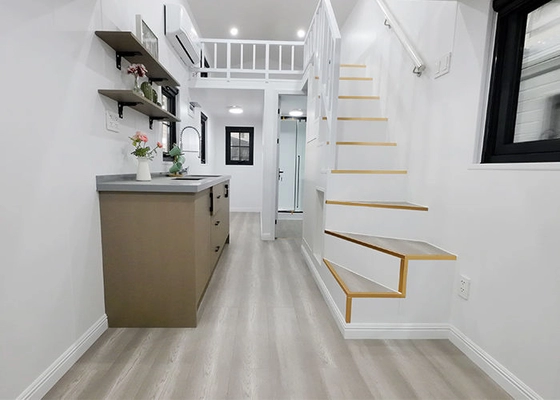 EU/AU/USA Standard Prefabricated Modular Home Kit Tiny House On Wheels With Three Bedrooms