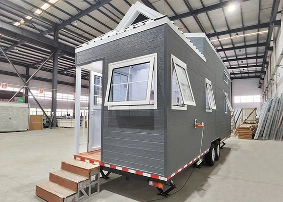 Cutting-Edge Modular Prefab Tiny House: Innovative Light Steel Design On Wheel