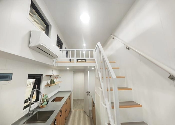 Prefabricated Modular Home Tiny Home On Wheels With Light Steel Frame Modular Home