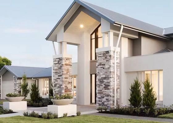 Light Gauge Steel Modern Prefab Living Home Luxury Two Storey Prefabricated Steel Structure Villa House