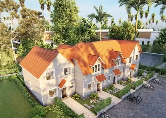 2 Storey Prefabricated Apartment Buildings With Light Steel Frame House