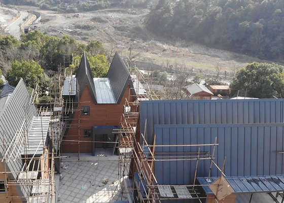 Prefab Home Easy Assembled House Light Steel Framing modular home Wooden House Resort Bunglalow