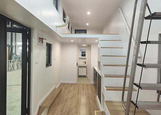 Cheap Prefab Tiny Homes On Wheels For Sale With Light Gauge Steel Frame Prefab Hotel Units