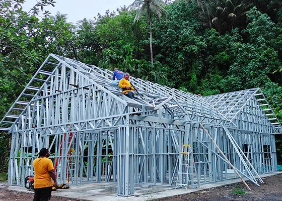 American Standard Single-Family Home Prefab Luxury Light Steel Frame House Modular