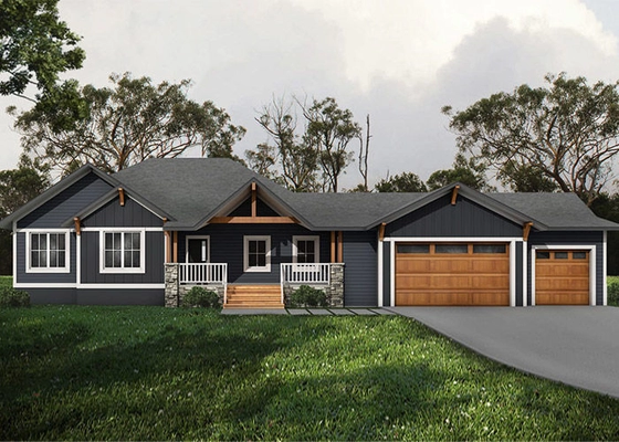 Cheap Quickliy Prefab Luxury Villas Single Family Home With Steel Frame