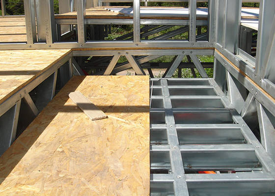 Contemporary Modular Homes / Light Gauge Steel Prefab Villa / Prefabricated House kti