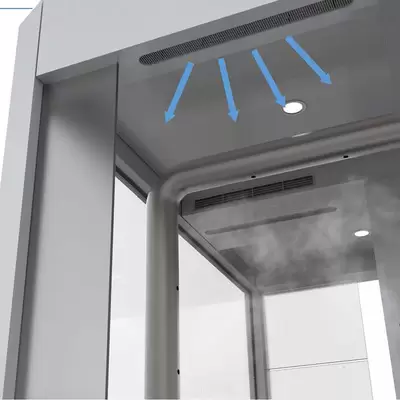 Light Steel Mobile Field Hospital Hand Sterilization Intelligent Anti Epidemic Machine