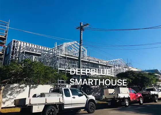 Factory Price Prefabricated Light Steel Structure Frame Villa House Building Apartment