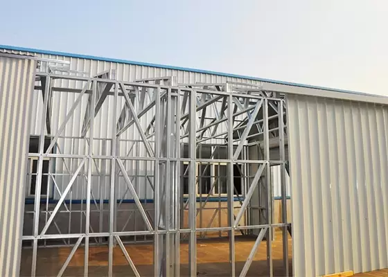 China Advanced Light Steel Frame Structure Metal Car Sheds/ Waterproof Prefabricated Sheds