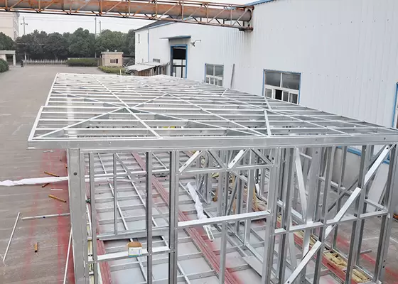 Light Steel Frame Fast Assemble Earthquake Proof Prefab House Kits