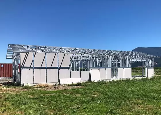 New Zealand Standard Light Steel Frame Prefab Wooden Home Beach Bungalows Office