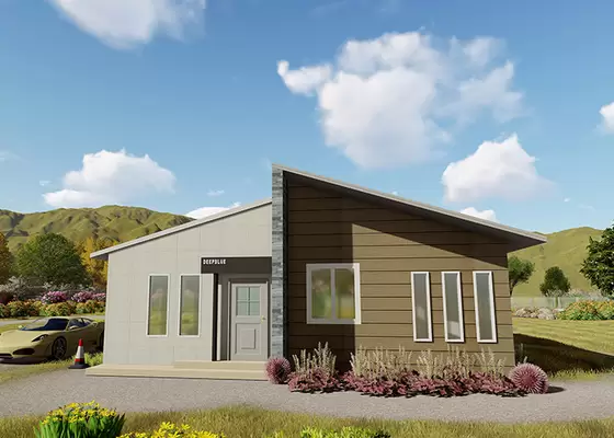 Strong Mobile Steel Structure Homes /Light Gauge Steel Wall 2-Storey Luxury Villa