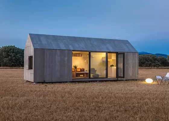 "Modular Light Steel Frame Prefab Home - Travel Hotel & Camping Cabin Kit For Outdoor Living