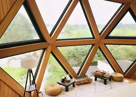 WPC Cladding Ultra Modular Tiny  Home Prefab Garden Studio Homes In Light Gauge Steel Frame