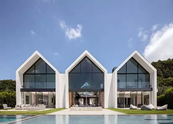 Prefab Kit Home With Steel Structure Prefab Villa Cheerful House With PVC Ceiling Panel