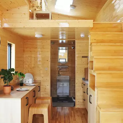 Austrilia Standard Tiny House On Wheels Light Steel Prefabricated Modular Home