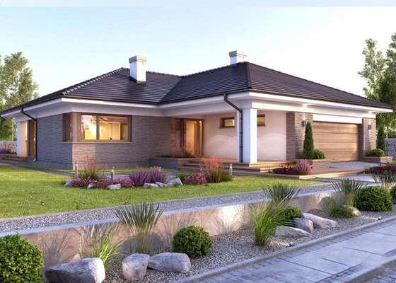 AS / NZS / USA Light Steel Frame Modular Prefabricated House Kits Villa