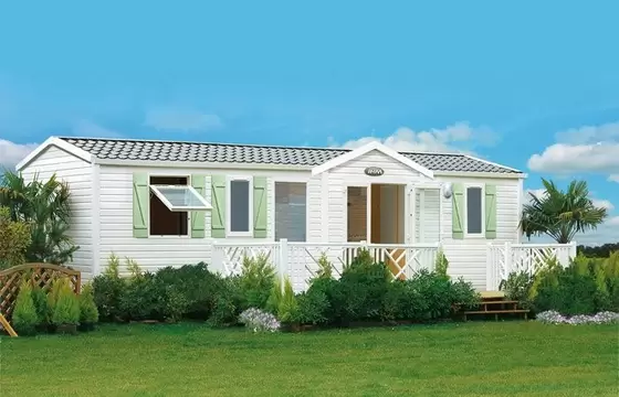 Prefab Mobile Homes With Laminate Floor / Colorbond Roofing / PVC Wall Cladding