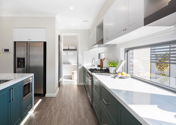 2 Storey Villa House Constructed With Prefabricated Light Steel Framing And Expansive Windows