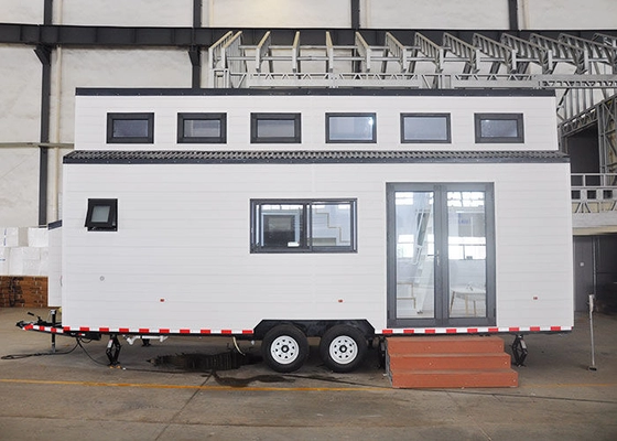 Modern Tiny House With Kitchen And Bathroom Luxury Prefab Tiny Home On Wheels