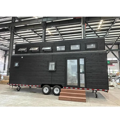 Prefabricated Modular Home Tiny Home On The Wheels With Double Glazing Alum Window