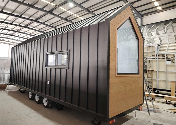 Prefab Modular Home Tiny House On Wheels / Trailer House For Camping Ready To Ship