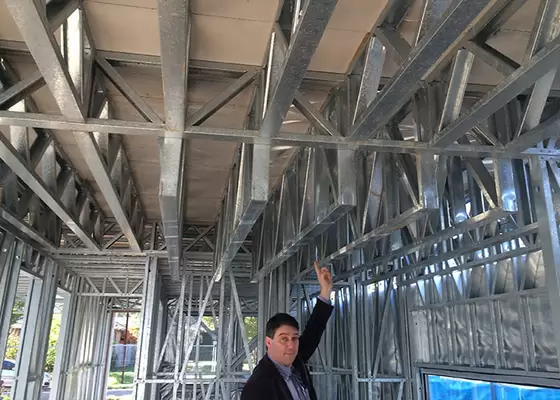 SOHO Steel Structure Prefabricated Apartment Buildings , Prefabricated Apartments