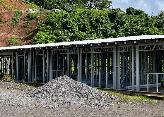 US/AS Prefab Light Gauge Steel Frame Modular House Kits For Dormitory And Factory