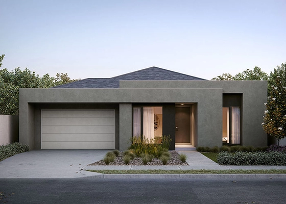 Low Cost Light Villa Prefabricated Homes Steel Structure