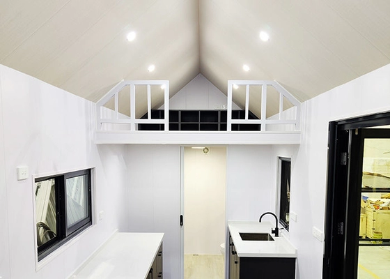 Modern Glamping Trailer Houses Tiny House Mobile Home Ready To Ship With Wheels