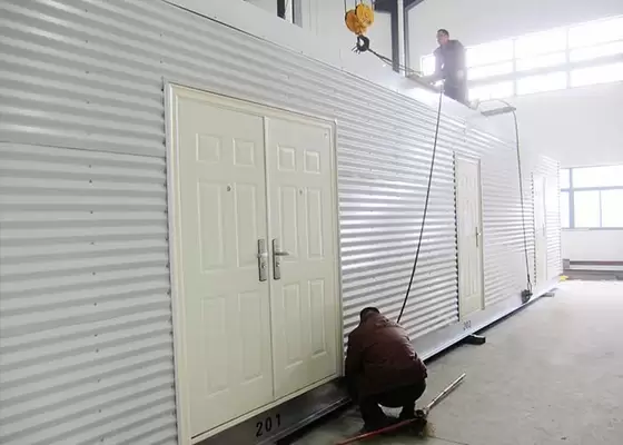 Interior door sliding roofing insulation Light Gauge Steel Frame Prefab Modular Homes