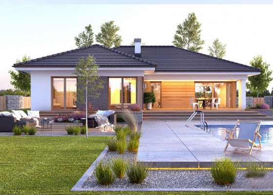 Luxury Two Storey Prefabricated Villa Furnished Light Steel Structure House