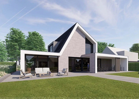 High Quality Prefabricated 2 Storey Villa Quick Assembly Modular Homes With Light Steel Frame As/Nzs