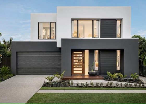 AU Standard Luxury Modular Prefab Villa 3 Bedroom Villa Light Steel Frame House Kit